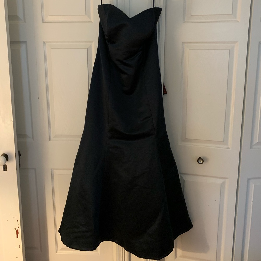 Navy Blue Bridesmaid Dress